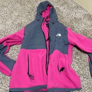 The North Face hooded zip jacket